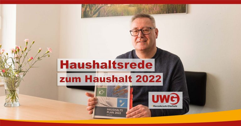 Haushaltsrede Zum Haushalt 2022 Unabh ngige W hler Gemeinschaft